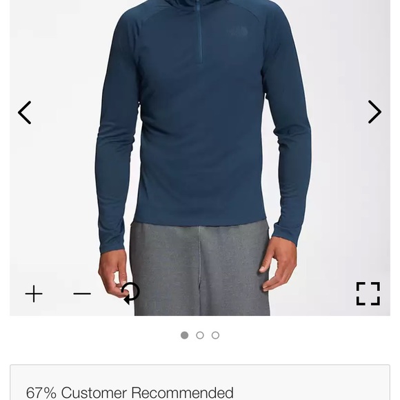 The north face 1/4 zip jacket - Picture 3 of 4